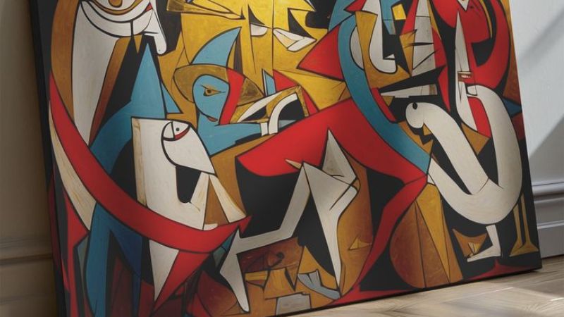 African Modernism Artwork