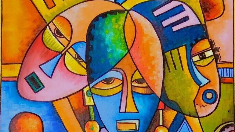 African Modernism Artwork