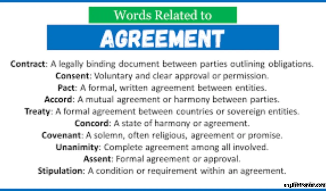 words of agreement